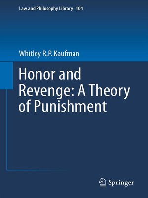 cover image of Honor and Revenge